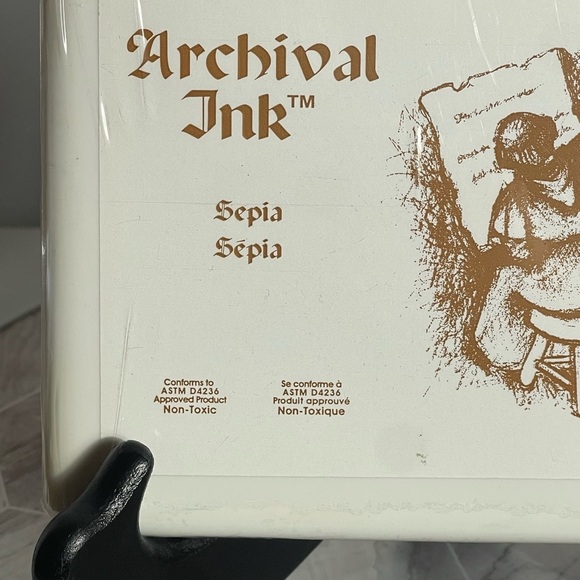 Ranger Archival Ink Pad Sepia A3P06725 Acid Free Waterproof Non-Toxic New - Picture 2 of 5